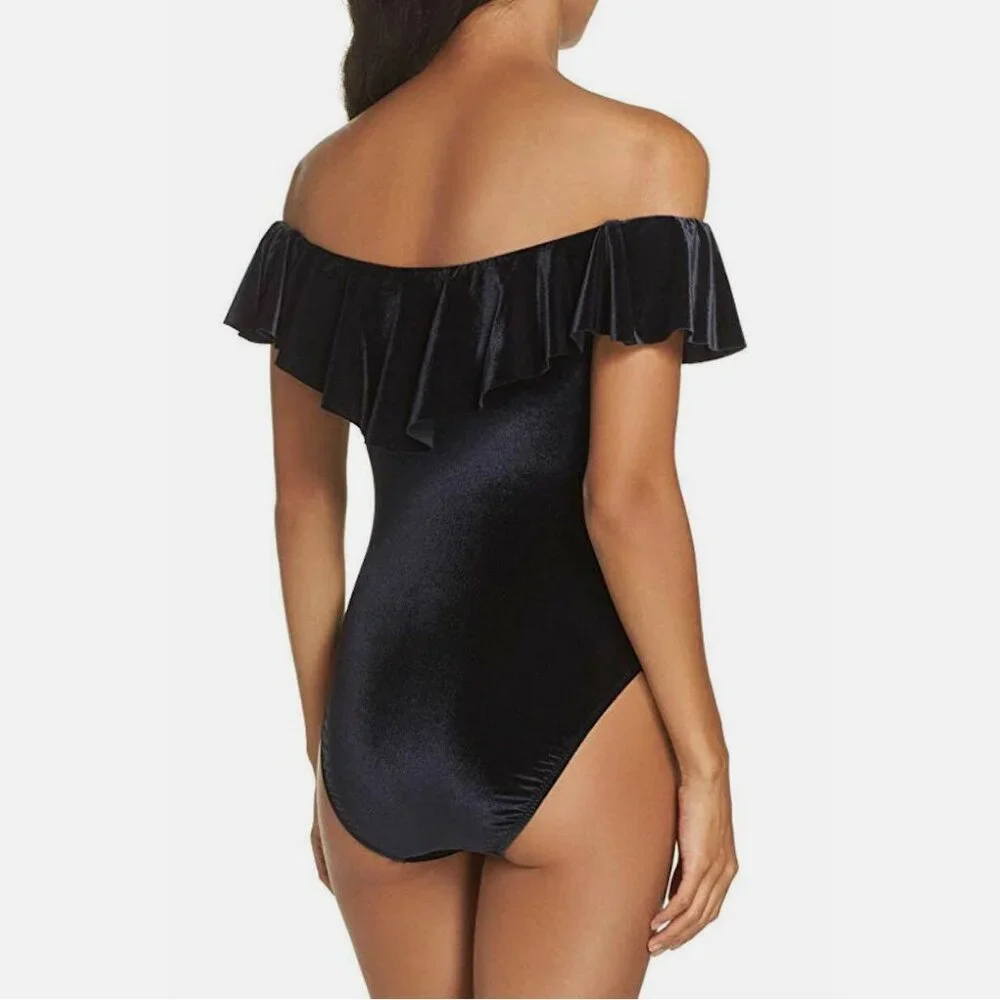 Trina Turk Underground Off The Shoulder One Piece